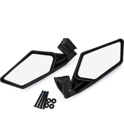Motorcycle UTV rearview mirrors fit bombardier Can Am Maverick X3 2017 2018 rear mirrors Motorcycle Mirror Flat mirror