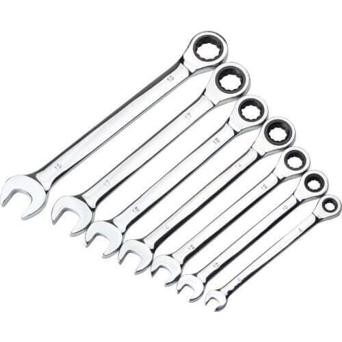 Ratchet Combination 6-24mm Metric Quick Wrench Set Hand Tools Torque 72 Gear Socket Nut Tools a set Multi-size Household Tool