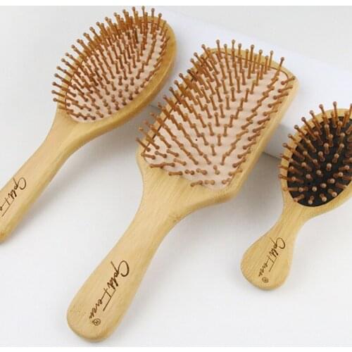Natural Bamboo Comb New Massage Scalp Massage Comb Hair Brush Comb Large Durable Beauty Tools