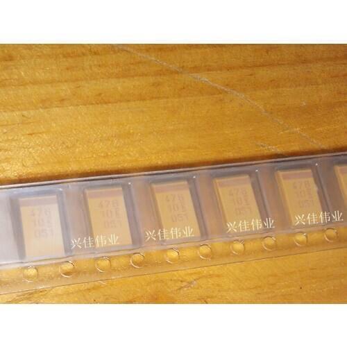 Original 20pcs/ 25V47UF 476 47UF 25v D7343 D Tantalum Capacitor