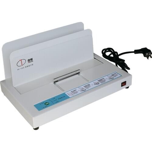 DC-1500 small desktopThermal Binding Machine Electric Binder Hot Melt Binding Machine Glue Binding Machine book cover binding