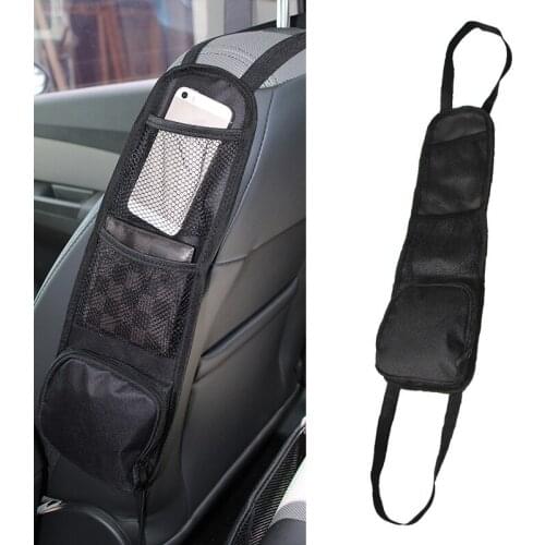 Multi-Pocket Mesh Storage Bags Car Seat Side Hanging Bag Phone Pocket Pouch Car Seat Organizer Auto Organizer Storage Net Pocket