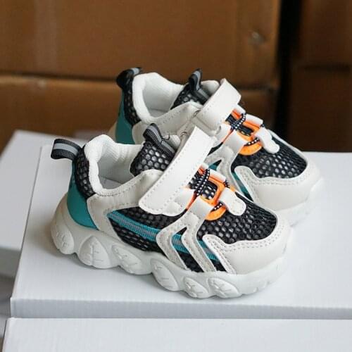 2021 Infant Sports Shoes 1-6 Years Baby Boys Girls Fashion Sneakers Baby First Walkers Children Toddler Running Shoes Size 21-30