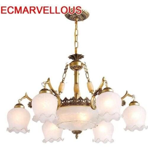 Para Casa Lampara De Techo Colgante Moderna Vintage Crystal Luminaria Hanging Lamp Suspension Luminaire Suspendu Pendant Light
