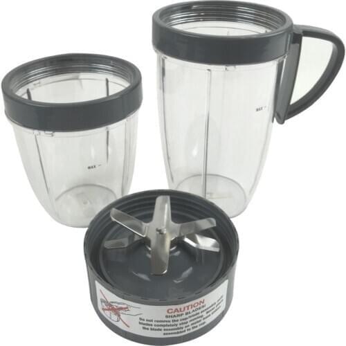 NB Blender parts Deluxe Upgrade Kit 5 Pcs Extractor Blade -Cups -Lip Ring for Replacement