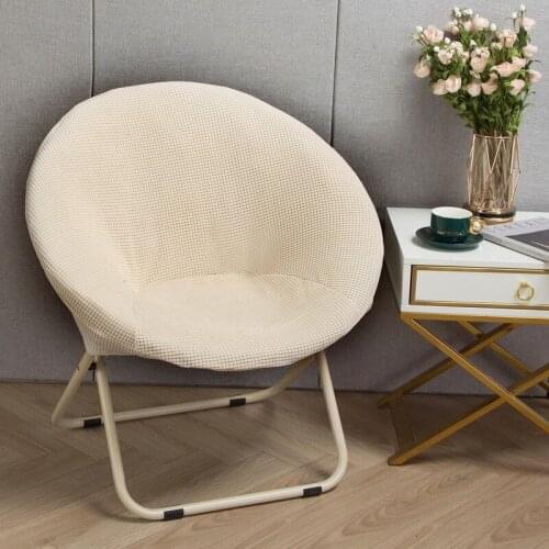 1PC Round Saucer Chair Cover Spandex Chair Cover Moon Sauce Chair Protector Round Camping Chair Covers