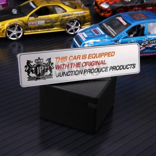 10 x Newest 3D Car Trunk Badge Emblem JP Junction Produce Sticker Accessories Adhesive Motocross Logo Car Styling Badge Decal