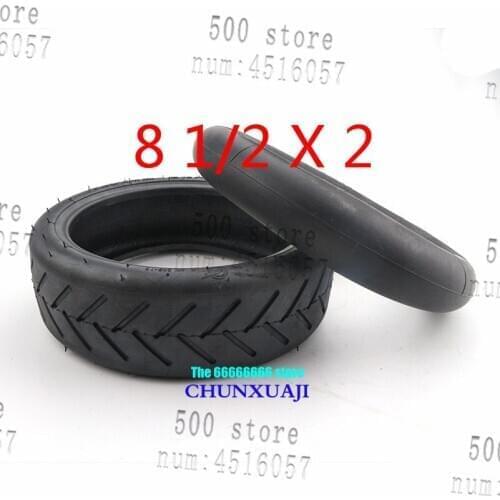 8 1/2x2 Outer Tire Inner Tube Fits Xiaomi Mijia M365 Smart Electric Scooter Pram Stroller Non-slip Wear-resistant 8.5 Inch Tyre