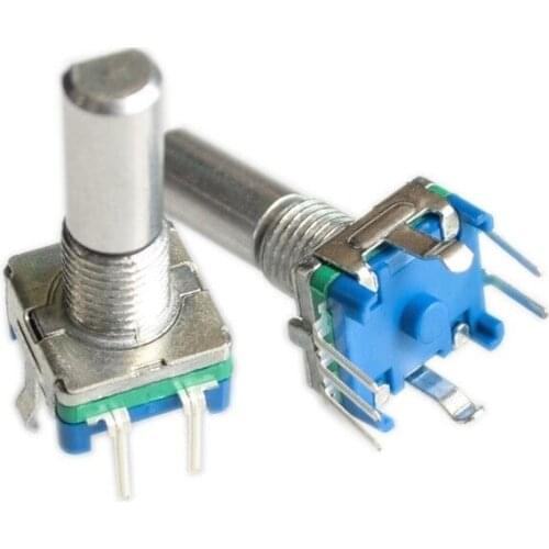 【AH ROBOT】Original,Rotary encoder,code switch/EC11/ audio digital potentiometer,with switch,5Pin, handle length 20mm