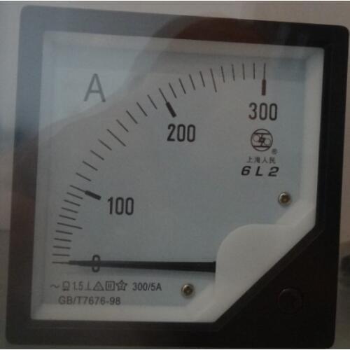 Free shipping 6L2 series 0-300A AC Ammeter ampere meter generator voltmeter 80x80mm suit for all the generator