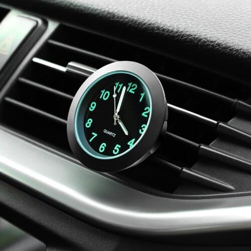 Car Luminous Auto Air Vent Clip Clock For Lada Granta Largus Kalina 4*4 Priora 2110 2109 3 110