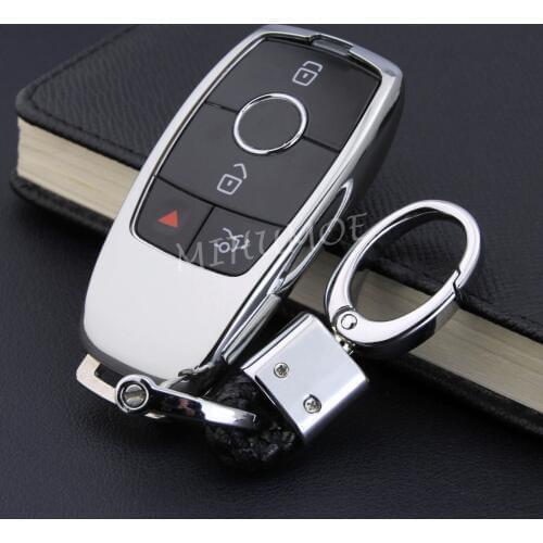 Car Key Chain Fob Cover Case For Mercedes-Benz A B C E S G GLB GLC GLE CLA Class W177 W247 W205 W213 W222 X247 X253 V167 C118