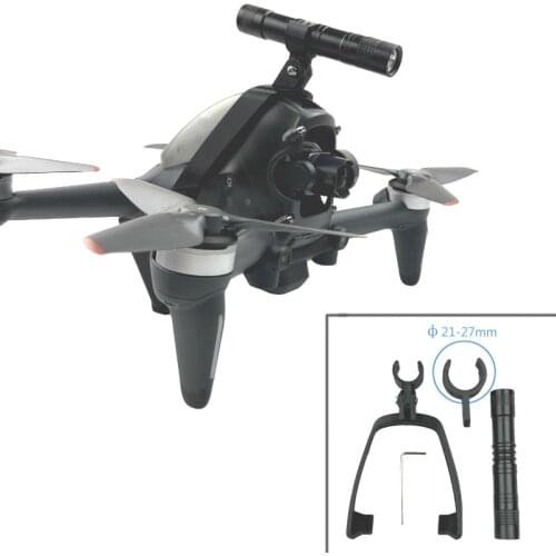 Drone Night Flight Searchlight Flashlights Fill Lights Rescue LED Lamps Mount Bracket For DJI FPV Drone Accessories Dropshipping