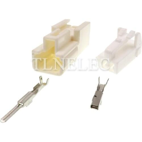 DJ7026A--2.2-11/21 2 Pin Way White Male Female Electric Ventilation Seat Motor Anti-theft Device Window Plug