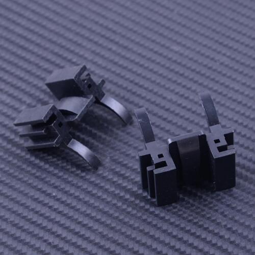 DWCX 2pcs Black H7 HID LED Conversion Headlight Base Bulb Clip Holder Adapter Headlamp Mount Fit For Fiat 500 Ford Focus