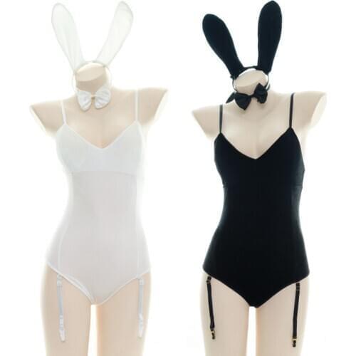 Erotic Cosplay Rabbit Sexy Bunny Suit For Women Girls Naughty Lingerie Slutty Clothes Bunny Girl Costume Role Play Maid Outfit