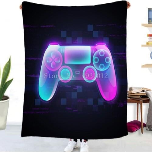 Flannel Blanket for My Baby Quilt Blanket Printing Home Textile Bed Sofa Express Love Blanket Bedding Gamepad
