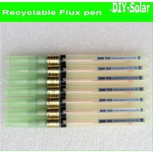 2017 new 50pc Recyclable empty flux pen--extra add Soldering rosin/Solder paste DIY Solar cells Panels solering/PCB board solar