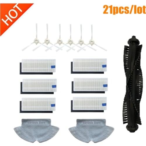 HEPA Filter+Side Brush+Mop Cloth+Main Brush Kit for 360 S6 Sweeping Robot Vacuum Cleaner Spare Parts Replacement accessories