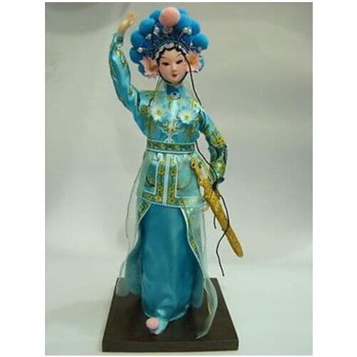 Exquisite Broider Doll,Chinese Old style figurine China doll girl statue - Xiaoqing