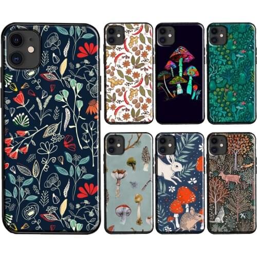 Wild Forest Animal Case For iPhone 11 Pro Max 12 mini 6S 7 8 Plus X XR XS Max SE 2020 Soft TPU Coque