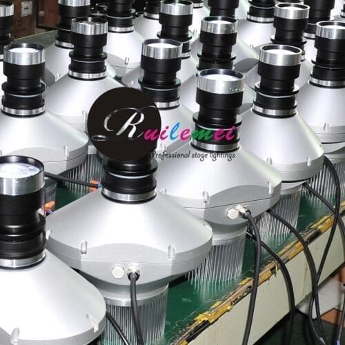 New DMX 40W Led Waterproof IP65 Image Rotating Logo Projection Gobo Projector Light with 5 Custom Glass Gobo Sockets