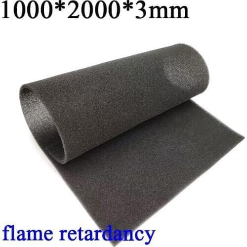 Flame retardant 1000mm*2000mm*3mm cabinet chassis dust-proof cotton dust filter sponge air filter cotton 3 mm thick medium hole