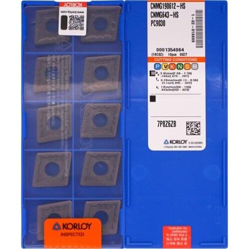 Original Carbide Insert CNC CNMG190608/12-GR/B25/HS NC30203030/PC9030 Milling Inserts