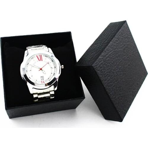 Faux Leather Jewelry Wrist Watches Holder Display Storage Box Organizer Case Gift Jewelry Box Watch Storage Organizer Case Gifts