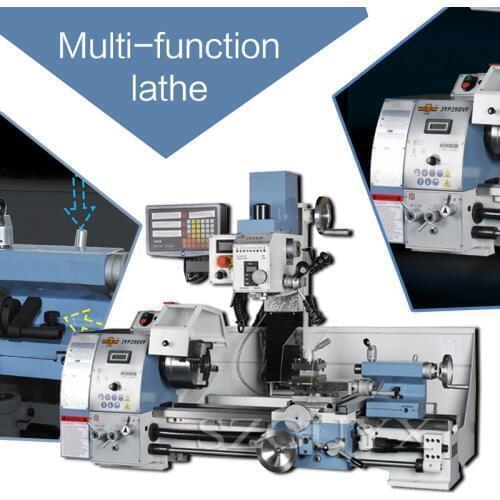 Industrial turning drilling and milling machine Multifunctional desktop lathe metal Turn drilling and milling One machine