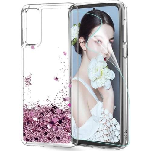 Liquid Quicksand Case For Samsung Galaxy A71 A51 A70 A50 A20 A30 A10 A81 S20 Ultra S10 S9 S8 Note 10 9 8 Plus Glitter Cover