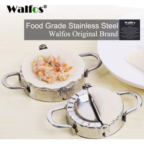 WALFOS New Pastry Tools Stainless Steel Dumpling Maker Wraper Dough Cutter Pie Ravioli Dumpling Mould Kitchen Accessories
