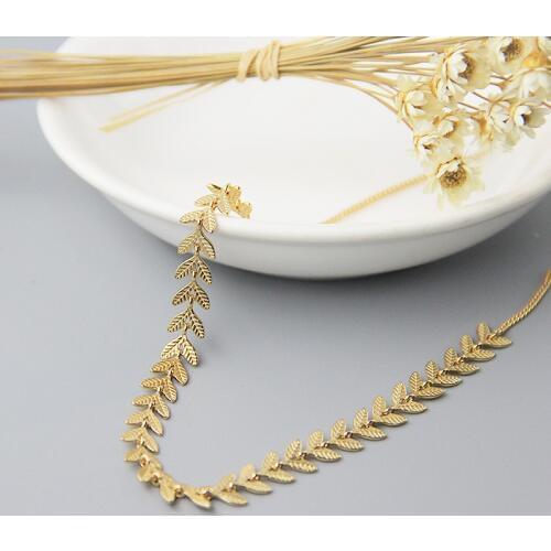 Silvology Gold Leaves Choker Necklace 925 Sterling Silver 18K Gold Elegant Necklace for Women New Silver 925 Fashionable Jewelry