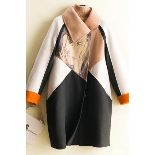 KOIJINSKY Top womens pure wool wool wool coat in autumn and winter 2021