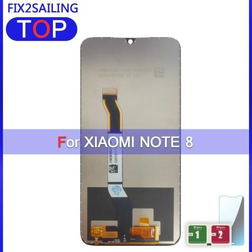 Lcds For Xiaomi Redmi Note 8 Pro LCD Display Screen Touch Digitizer Assembly Redmi Note8 LCD Display with Frame Repair Parts