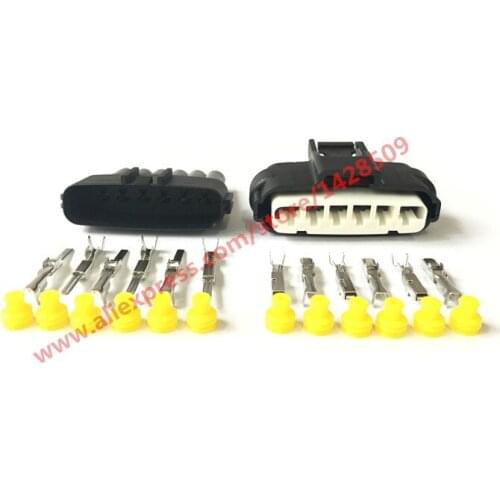 10 Set Sumitomo 6 Pin Plastic Sealed Auto Electric Male And Female Connector 7283-1968-30 For Toyota