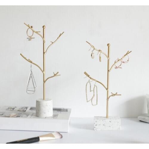 2021 New Style Nordic Simple Light Luxury Earrings Necklace Ring Jewelry Display Decor Storage Rack Stand Holder