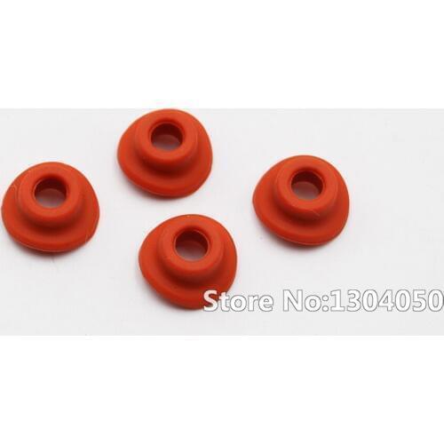 4PCS Orange Silicone Air Valve Mud Guards Mouth Washers Gasket For EXC EXCF SX SXF XC XCW XCF CRF YZF KXF RMZ KLX DRZ NEW