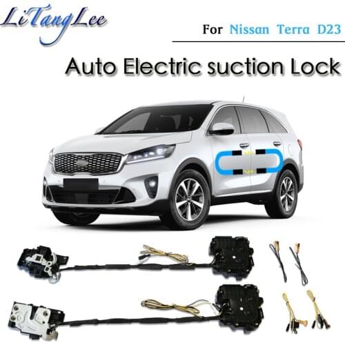 For Nissan Terra X-Terra XTerra D23 Car Soft Close Door Latch Pass Lock Actuator Electric Absorption Suction Silence Closer