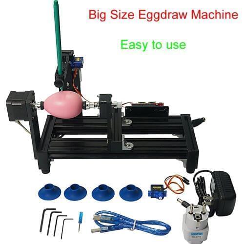Big size eggdraw robot ball drawing machine egg writing machine free tax to RU