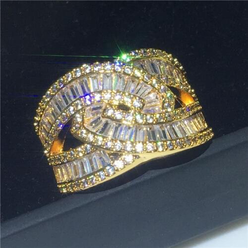 Choucong 2018 Big Cross Ring T shape 5A Zircon Cz 925 Sterling silver Engagement Wedding Band Rings for women men Finger Jewelry