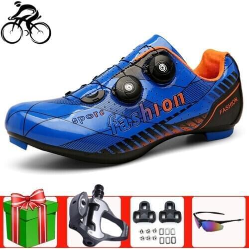 Road Cycling Shoes Men Women Ultra-light Breathable Pedals Set Mountain Bike Sneakers Sapatilha Ciclismo Mtb Racing Sport Shoes