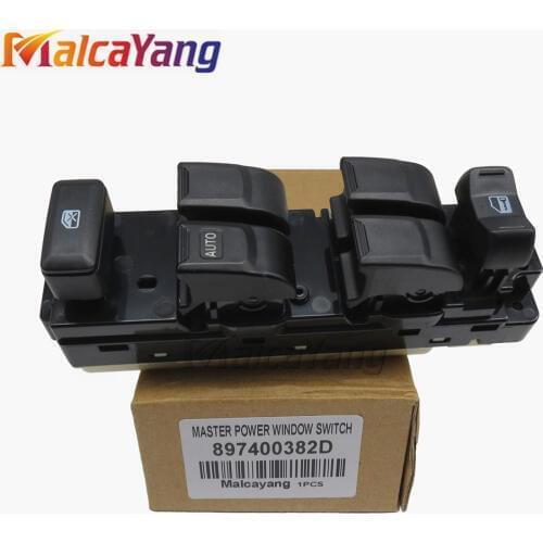 Master Power Window Switch 897400382D For Isuzu D-max 2003 2004 2005 2006 2007 2008 2009 2010 2011