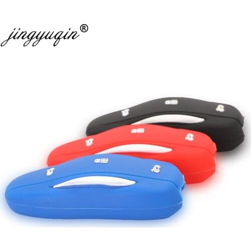 Jingyuqin Rubber Solf Car Key Protective Bag Case Holder for for Tesla Model X&S Keyless Cover