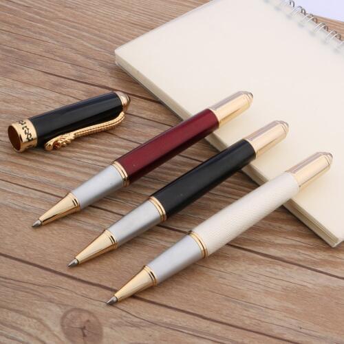 Jinhao 1200 metal golden waves dragon Silver office gift Trim Rollerball Pen