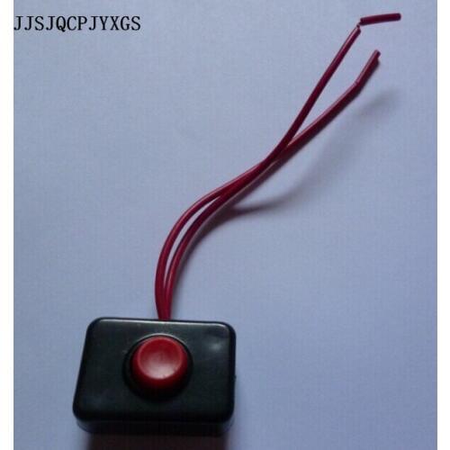 JJSJQCPJYXGS 2 Wire Plastic Momentary Adhesive Base Push Button Action Wiring Switch for Car Auto Horn