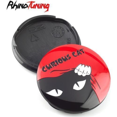 1pc 62mm 58mm For OZ racing Car Wheels center Hubcaps for rims Curious Cat Hub Caps Wheel Centre Hood Cover Accessories M595
