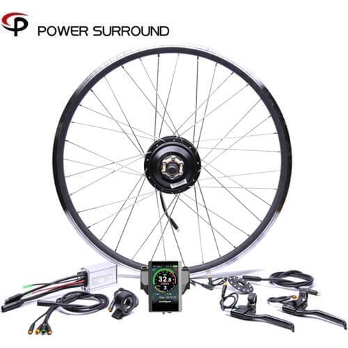 Color display Electric Bicycle Waterproof 36v250w Bafang Front/rear Bike Conversion Kit Brushless Hub Motors 20'' 26'' 28''Wheel