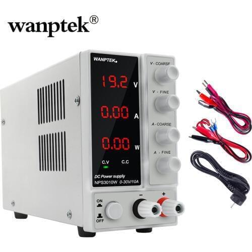 Wanptek Lab Power Supply Adjustable 120V 30V 6A 10A Digital Voltage Regulator Stabilizers regulated DC Switching Power Supplies