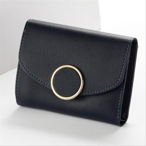 Fashion Small Women Wallet Female Purse Lady Short Clutch Wallet Solid Vintage Coin Purse Women Wallet Messenger Bags